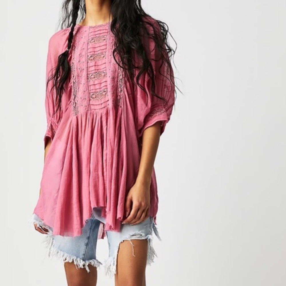 Free People Pink Women's Top
